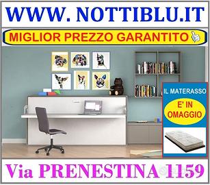 Letto a Scomparsa DESK 1p + MATERASSO OMAGGIO