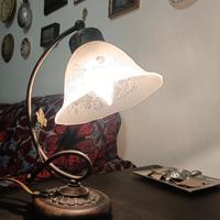 Lampada art nouveau anni 80