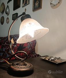 Lampada art nouveau anni 80