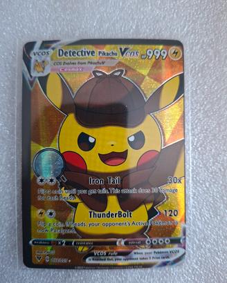 Pokémon Pikachu Cosplay Holo Card: Detective