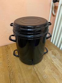 Estrattore a vapore smaltato nero – per succhi di