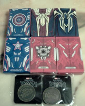 Lotto moneta cinema Wakanda Forever+carte Marvel