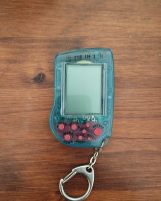 Videogioco con tetris, portachiavi