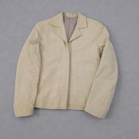 Giacca in vera pelle color crema – Taglia M