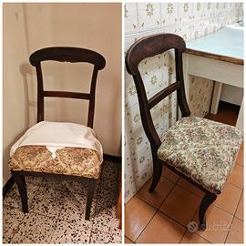 sedie decorate