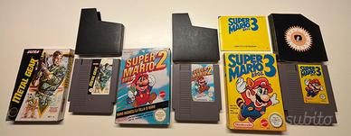 Giochi nintendo NES (Super Mario bros 2 e 3, Metal