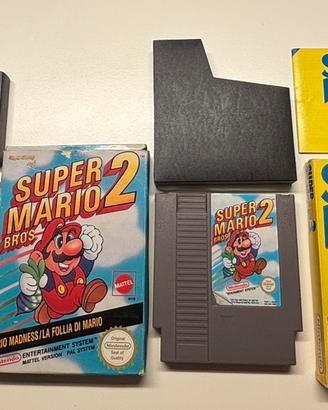 Giochi nintendo NES (Super Mario bros 2 e 3, Metal