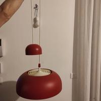 Lampadario rosso