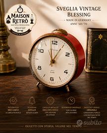 Sveglia vintage Blessing made in germany anni60/70
