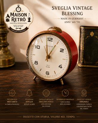 Sveglia vintage Blessing made in germany anni60/70