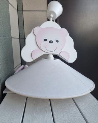 Lampadario Azur per bimba ad orsetto