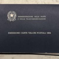 Emissione Carte Valori Postali 1984