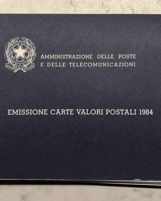 Emissione Carte Valori Postali 1984