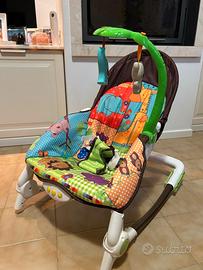 Sdraietta neonati bimbi musicale, pieghevole, gioc