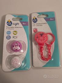 succhietto+clip salvasucchietto con catenella 