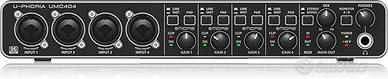 Behringer U-PHORIA UMC404HD Audiophile 4x4, 24-Bit