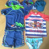Abbigliamento e scarpe mare bambino anti UV