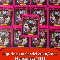 Calciatrici 2024 - 2025 Mancolista Figurine