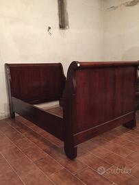 Letto a Barca in Noce