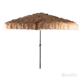 OMBRELLONE DA GIARDINO CUBA PLUS  RAFIA 3 METRI Ø
