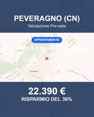 Immobile in asta di 42 m² a Peveragno