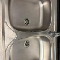 Lavello doppia vaschetta acciaio inox