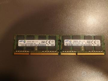 16gb 2x8gb  ram pcl-12800s sodimm Samsung
