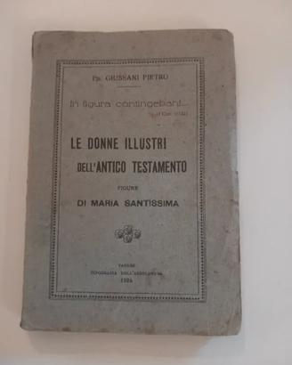 Volume Le donne illustri dell'Antico Testamento 