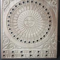 Calendario Perpetuo in Peltro - Vintage