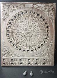 Calendario Perpetuo in Peltro - Vintage