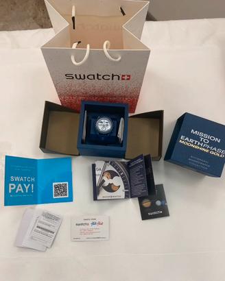 Swatch x Omega mission to Moonphase gold