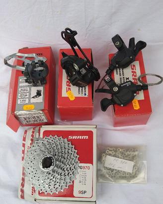 GRUPPO MTB SRAM 3x9 X7  COMPLETO NUOVO