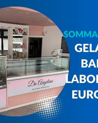 Bar gelateria con laboratorio