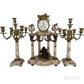 Orologio da camino francese d'epoca