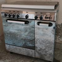 cucina e forno acciaio inox a gas GPL 