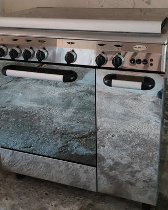 cucina e forno acciaio inox a gas GPL 