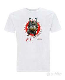 Tshirt XS S M L XL nuova 100% cotone biologico