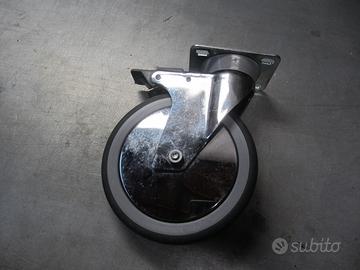Ruote per carrelli in acciaio inox