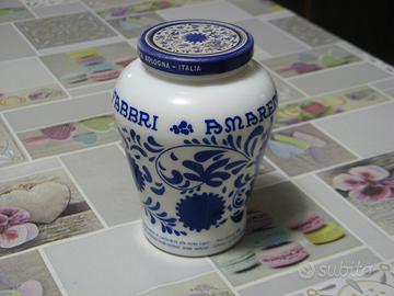 Vasetto Amarene Fabbri coperchio blu (vecchio)