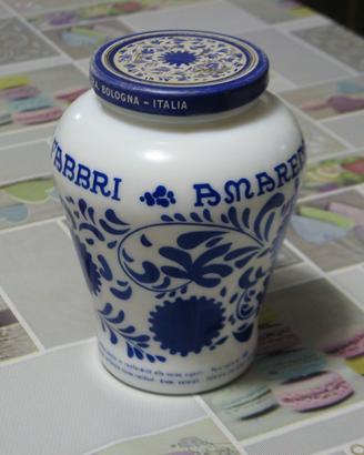 Vasetto Amarene Fabbri coperchio blu (vecchio)