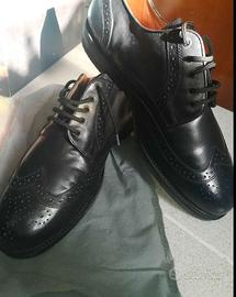 Scarpe cerimonia nere uomo n. 48