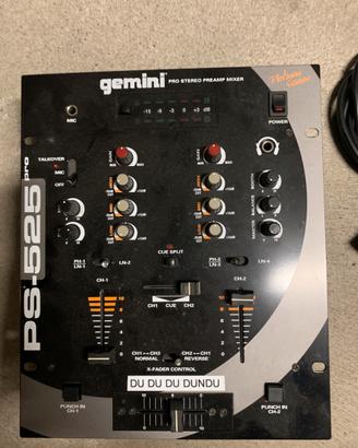 Mixer Gemini ps-525 pro