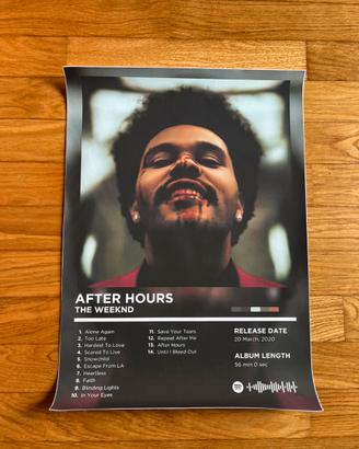 Poster The Weeknd - After Hours 30x42cm