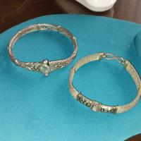 due bracciali etnici in argentone