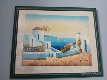 Dipinto greco,origine Isola di Rodi