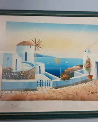 Dipinto greco,origine Isola di Rodi