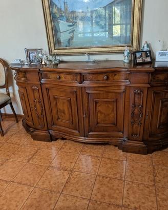 madia anni 80 in legno pregiato 