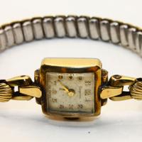 Stupendo orologio "Dugena" Vintage Gold Double