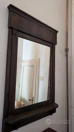 Elegante Specchio da Parete in Legno Massello