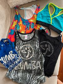Canotte e reggiseno ZUMBA tg SX